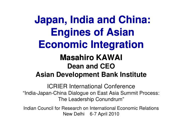 japan india and china japan india and china engines of
