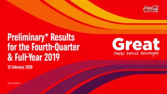 Q4  FY  +4.5%  +3.5%  +3.0%  +2.0%  +2.0%  +2.0%  +1.0%  +1.0%  SUPPLY CHAIN  CAPABILITIES  DIGITAL