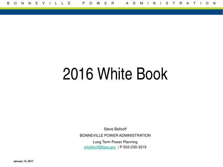 2016 white book