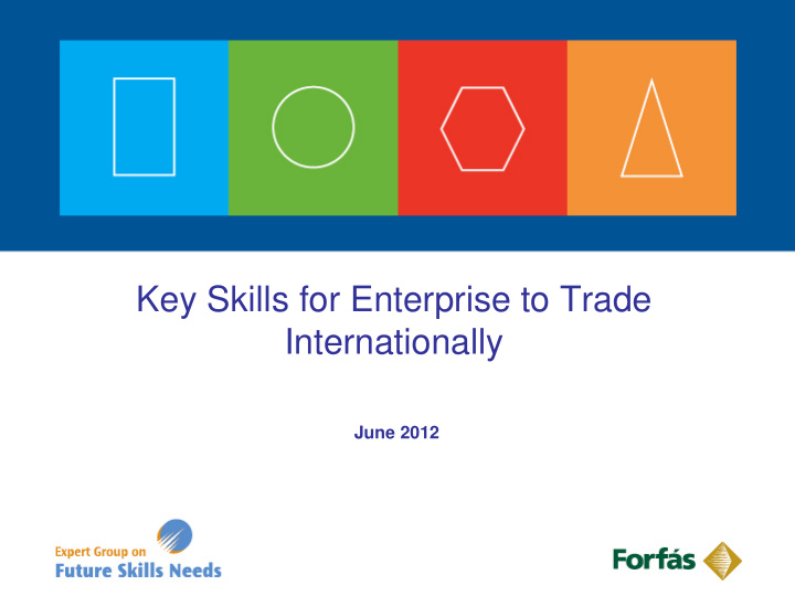 key skills for enterprise to trade internationally