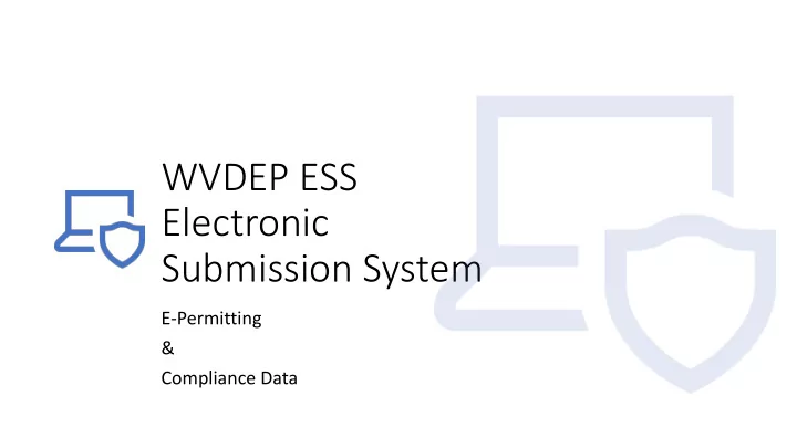 electronic submission system