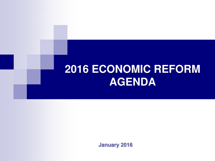 2016 economic reform