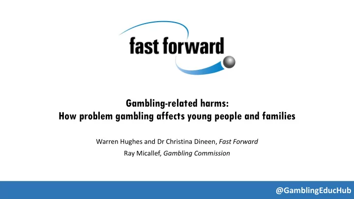 gambling related harms