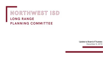Updat  ate  e to  to Board  d of Trustees  ees  December 9, 2019  LRPC Committee  42 Me  Member