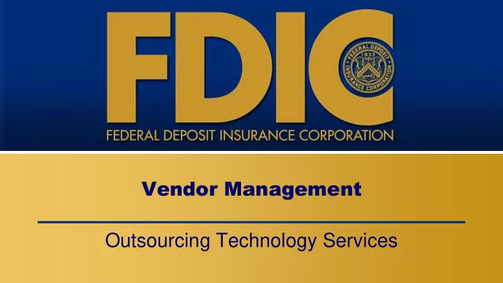 outsourcing technology services