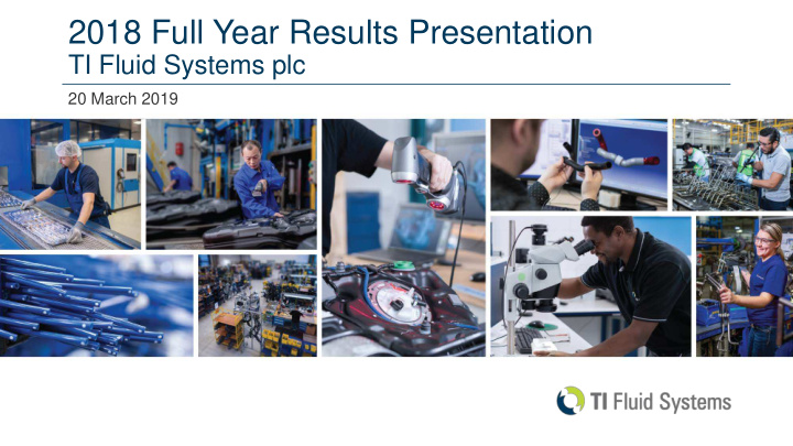 2018 full year results presentation
