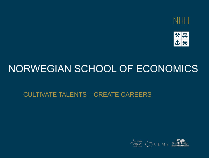 norwegian school of economics