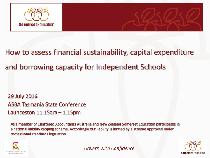 how to assess financial sustainability capital