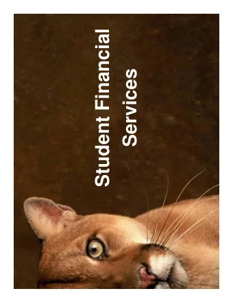 Student Financial  Services  Who are we?  Bursars Office  Cashiers Office  Billing