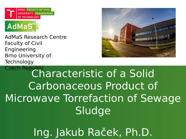 characteristic of a solid carbonaceous product of