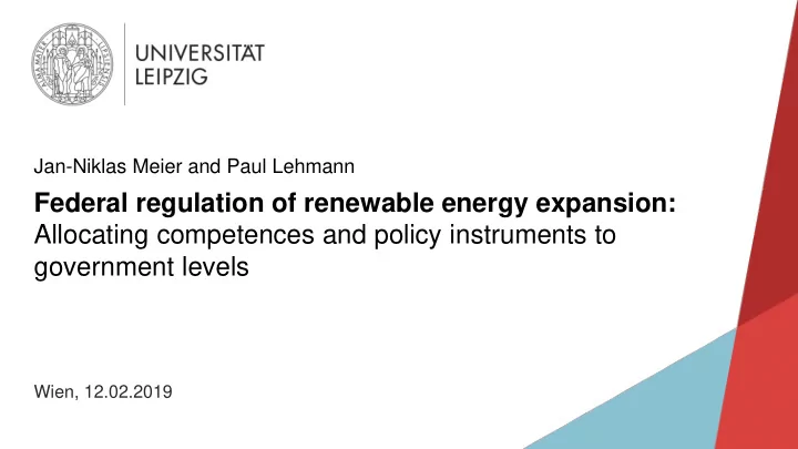 federal regulation of renewable energy expansion