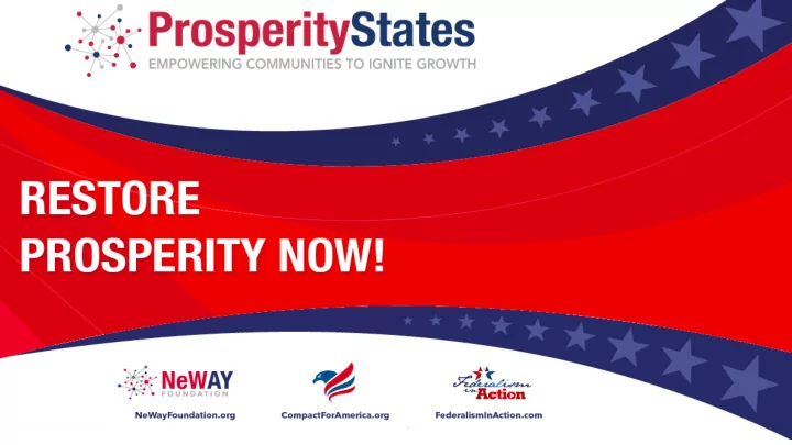 compactforamerica org restoreprosperitynow