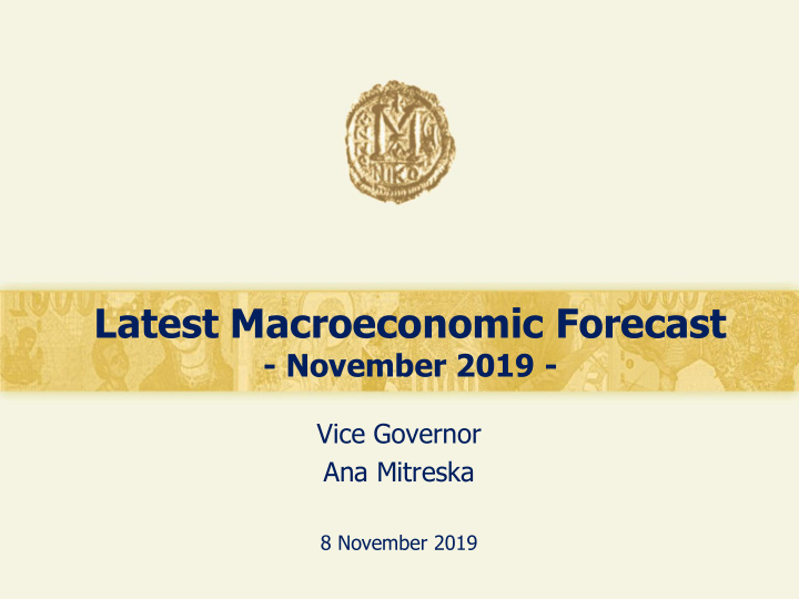 latest macroeconomic forecast