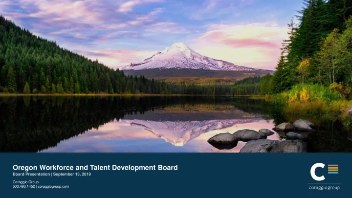oregon workforce and talent development board