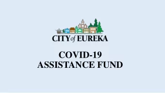 ASSISTANCE FUND  ELIGIBILITY CRITERIA  1. Homeless Assistance Providers  2. Individuals/Households