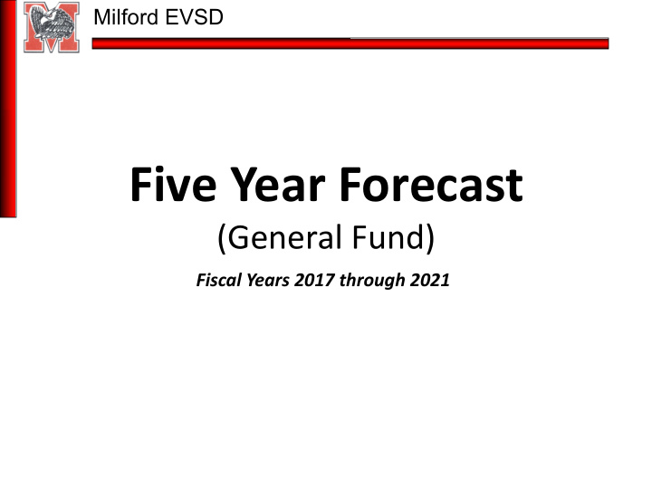 five year forecast