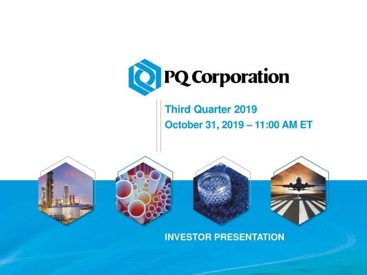 third quarter 2019