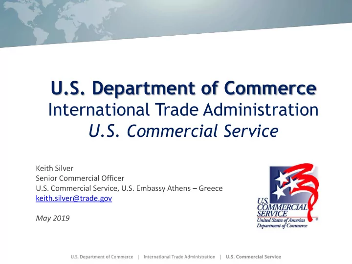 u s department of commerce