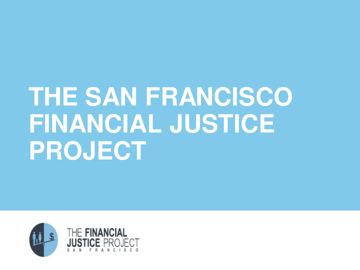 financial justice