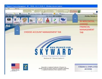 f  TAB  2/13/2012  1  1  CHOOSE BUDGET MANAGEMENT  CHOOSE BUDGET MANAGEMENT  2/13/2012  2  CHOOSE