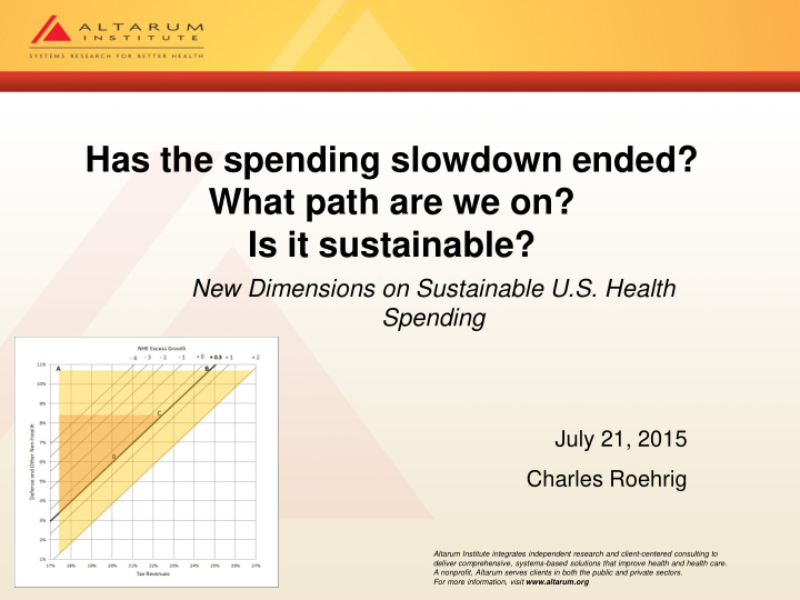has the spending slowdown ended what path are we on