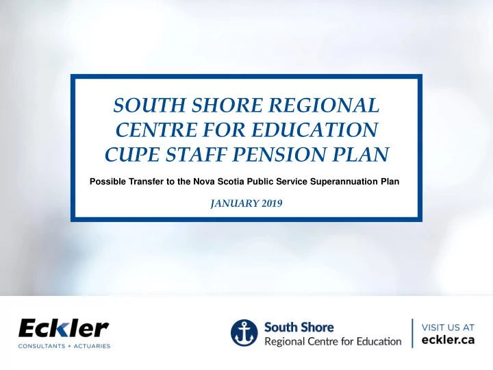 cupe staff pension plan