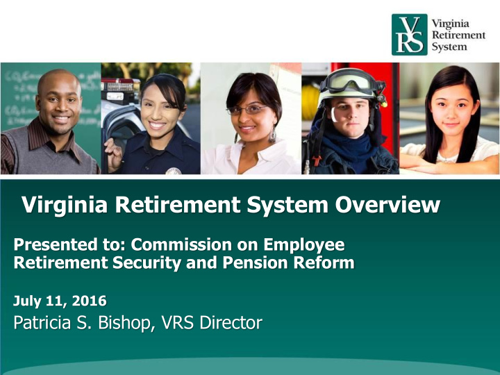 virginia retirement system overview