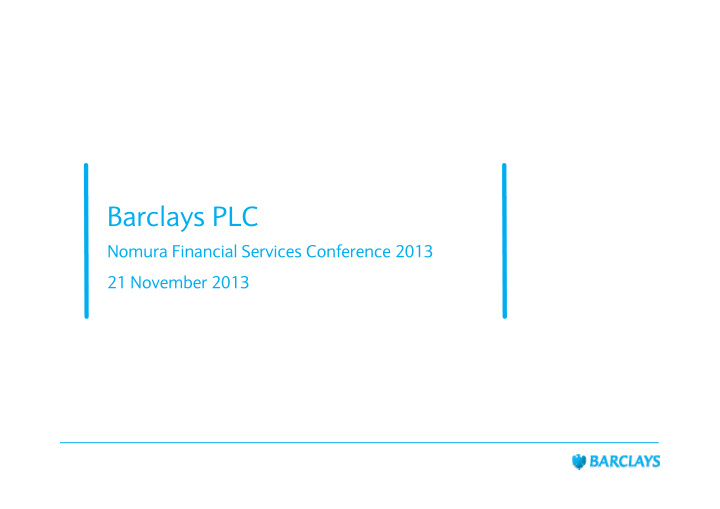 barclays plc