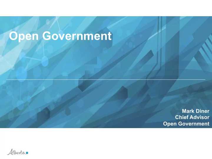 open government