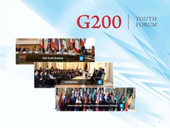 1  CONTENTS:  G200 YOUTH FORUM 2015