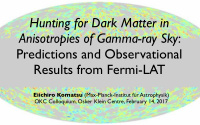 hunting for dark matter in anisotropies of gamma ray sky