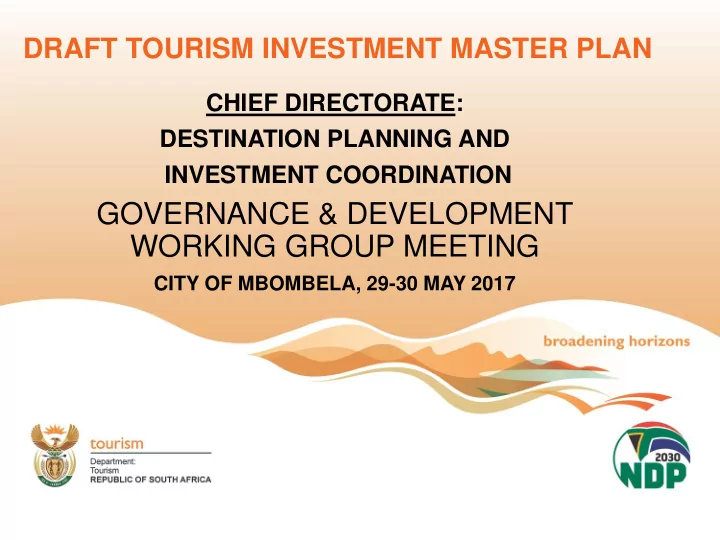 governance development