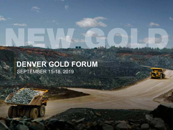 denver gold forum