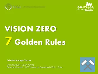 SEVEN GOLDEN RULES  2  Semana de la CONSTRUCCIN  SEVEN GOLDEN RULES  Leadership   COMMITMENT