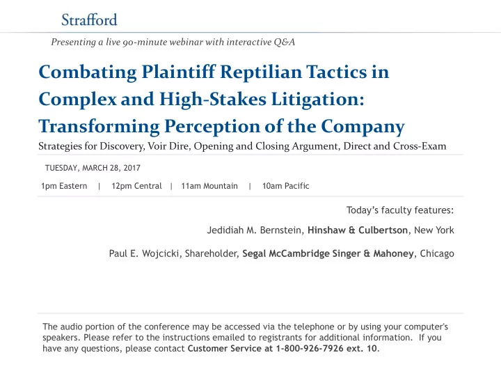 transforming perception of the company