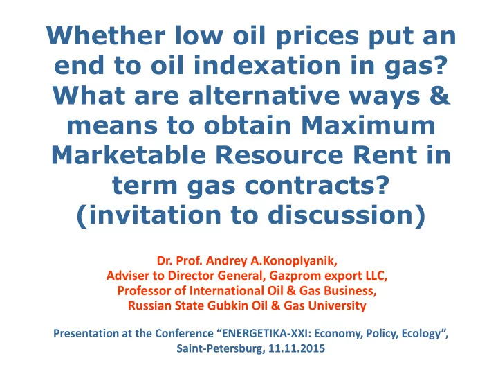 whether low oil prices put an