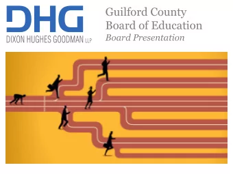 Guilford County  Board of Education  Board Presentation  public sector &amp; government  1  Agenda