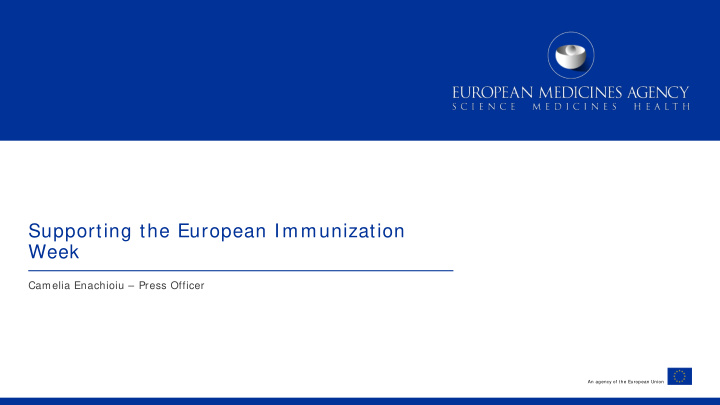 supporting the european immunization week