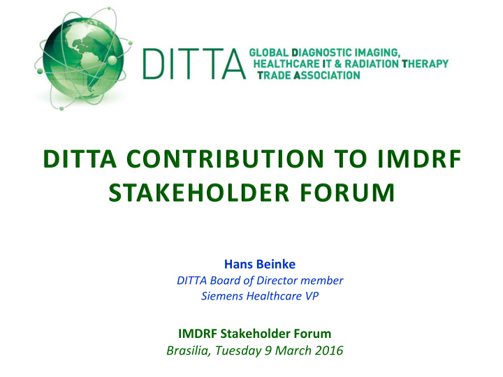 stakeholder forum