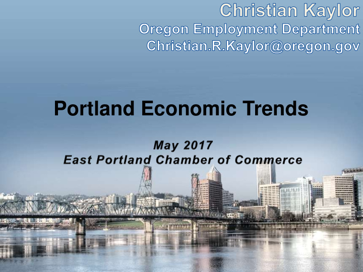portland economic trends