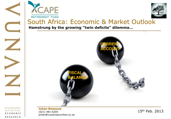 south africa economic market outlook