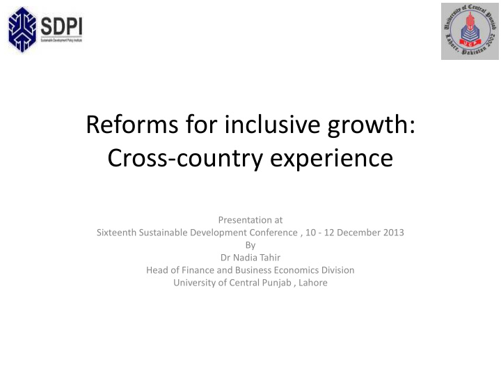 reforms for inclusive growth