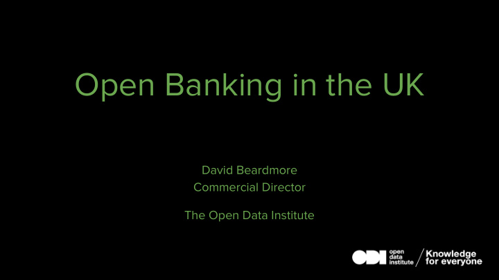 open banking in the uk