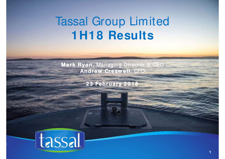 t assal group limited 1h18 results