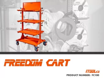 PRODUCT NUMBER:  FC100  FREEDOM CART  Part Number: FC100  FASTER  Keeps valuable wire and materials