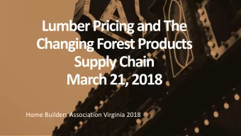 Home Builders Association Virginia 2018  Home Builders Association Virginia 2018  Who we are:  LMC