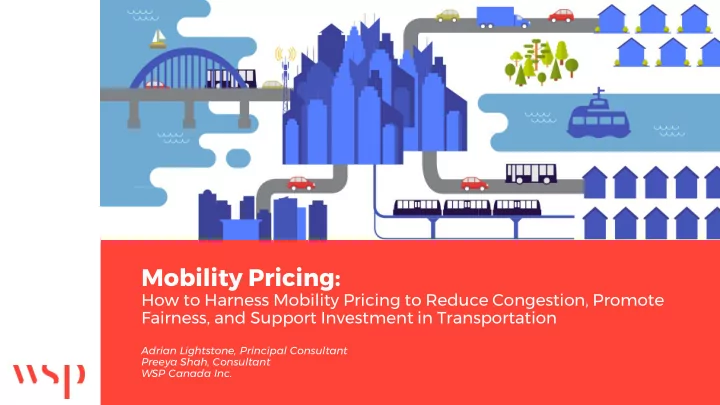mobility pricing