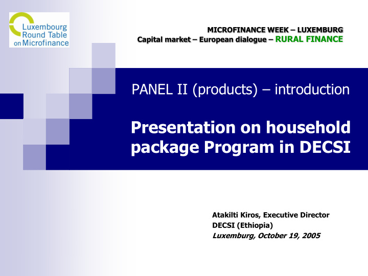 presentation on household