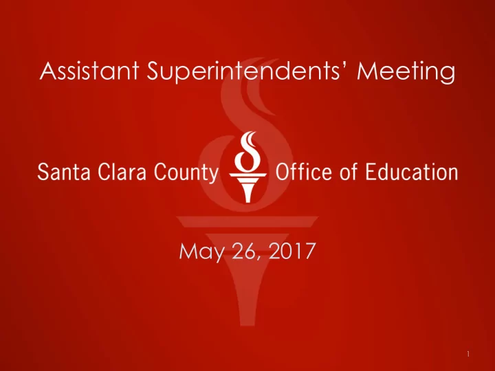 assistant superintendents meeting