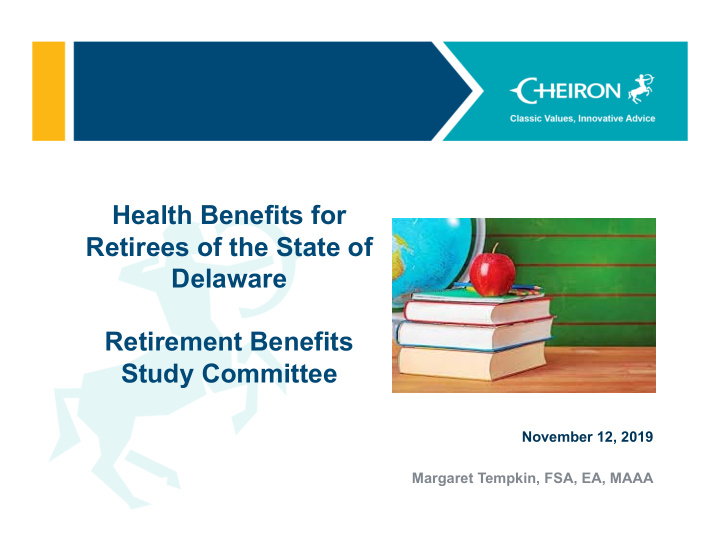 health benefits for retirees of the state of delaware